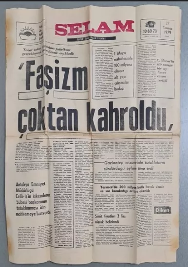 1970’lerden 2000’lere Koleksiyonluk Eski Gazeteler Satışta
