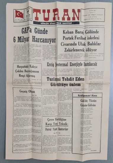 1970’lerden 2000’lere Koleksiyonluk Eski Gazeteler Satışta