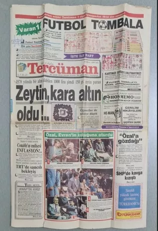 1970’lerden 2000’lere Koleksiyonluk Eski Gazeteler Satışta