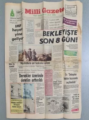 1970’lerden 2000’lere Koleksiyonluk Eski Gazeteler Satışta