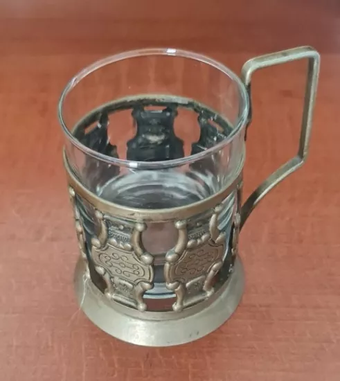 Sovyet Rusya Melchior Podstakannik – Antika Çay Bardağı Tutucu