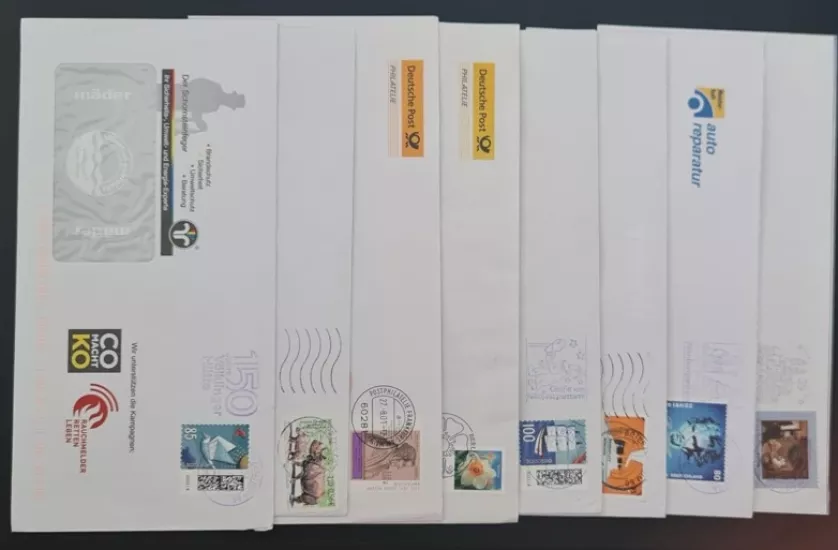 Alman İş ve Hatıra Zarfları Koleksiyonu Lotu -3