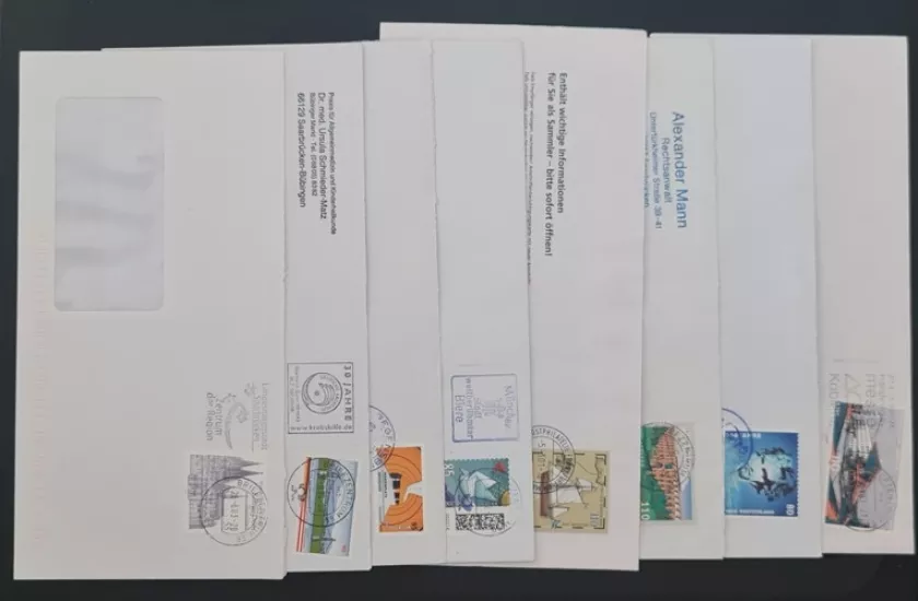 Alman İş ve Hatıra Zarfları Koleksiyonu Lotu -4