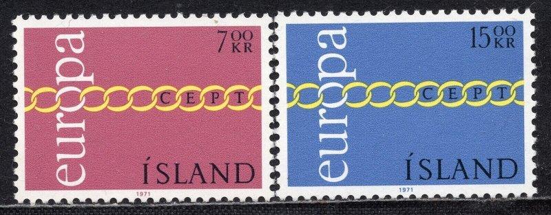 1971 İZLANDA EUROPA CEPT
