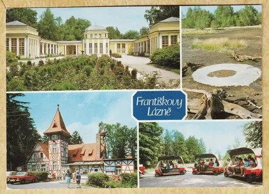Františkovy Lázně & Soos Rezervi Kartpostal