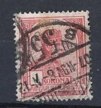 1917 MACARİSTAN KRAL FRANZ JOSEF ASKERİ YARDIM PULU - DAMGALI