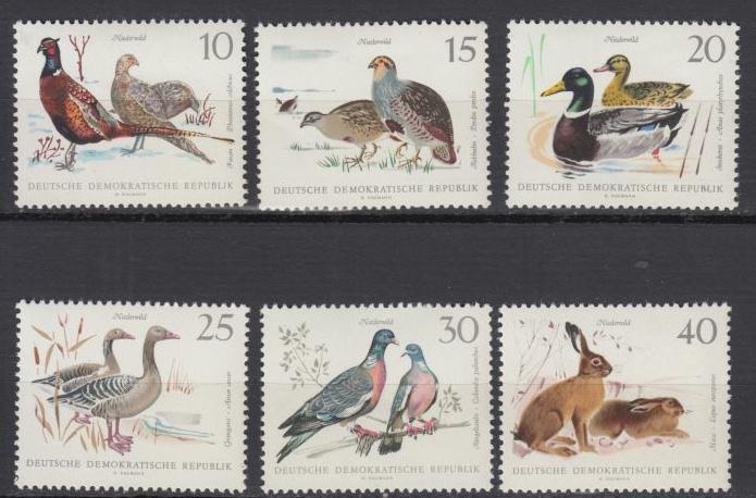 ALMANYA 1968 DDR FAUNA HAYVANLAR