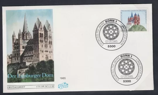 Almanya 1985 Limburg Katedrali’nin 750 yılı FDC