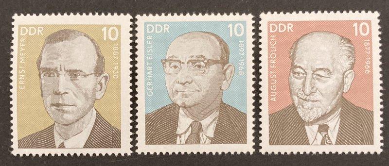 ALMANYA DDR 1977 ÜNLÜ KİŞİLER İŞÇİ LİDERLERİ