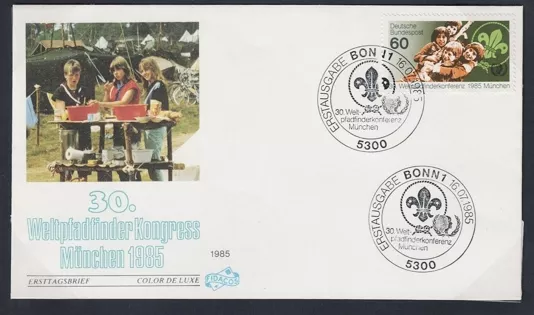 Almanya 1985 Dünya İzci Konferansı, Münih FDC