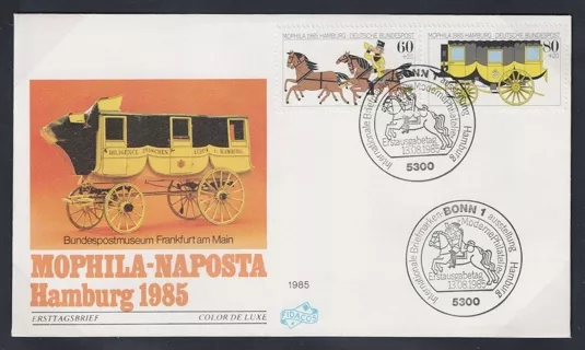 Almanya 1985 Uluslararası Pul Sergisi (MOPHILA’85, Hamburg) FDC