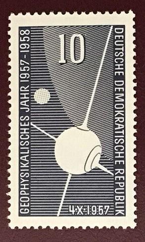  ALMANYA DDR 1957 International Geophysical Year - Uluslararası Jeofizik Yılı