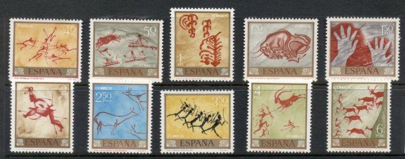 İSPANYA 1967 Mağara Resimleri - Pul Günü