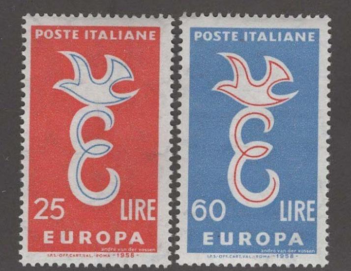 1958 İTALYA EUROPA CEPT