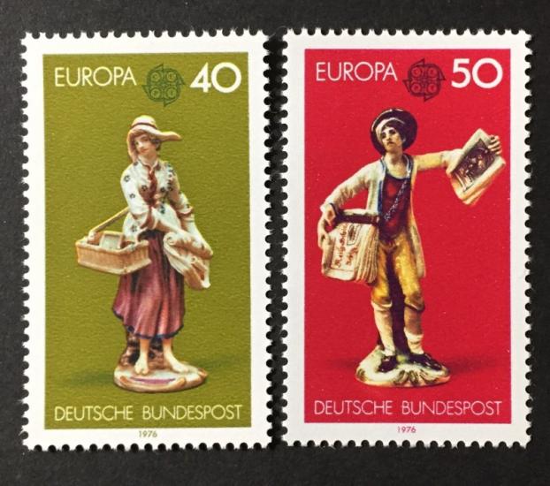  ALMANYA 1976 EUROPA CEPT : EL SANATLARI 