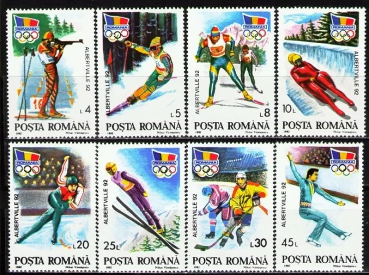ROMANYA 1992 Albertville Olimpiyat Oyunları