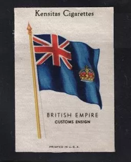 1933 Kensitas İpek Sigara Kartı – Blue Ensign of Canada