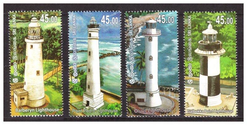 SRİ LANKA 2018 DENİZ FENERLERİ MNH SERİ