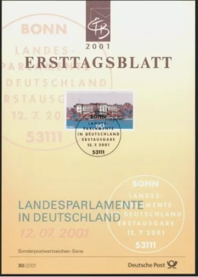 Almanya ETB 30/2001 – Landesparlamente in Deutschland