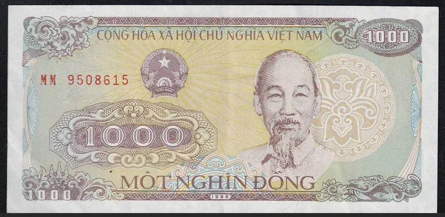 Vietnam, 1.000 Dong ÇA