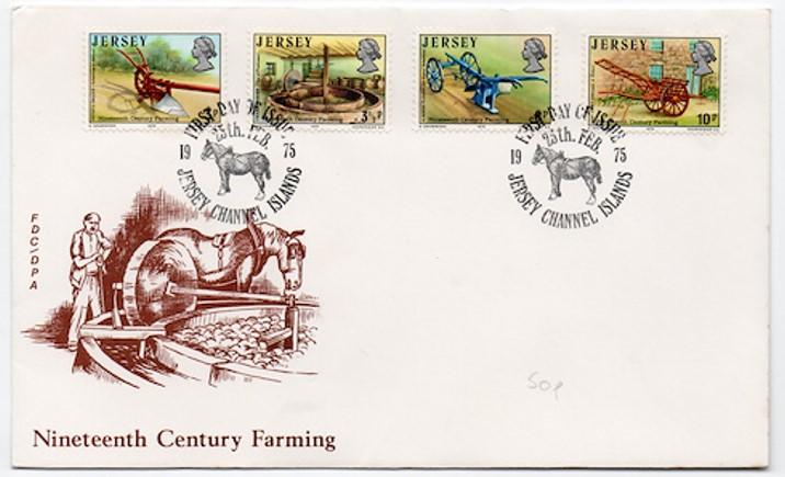 Jersey 1975 On Dokuzuncu Yüzyıl Çiftçiliği FDC