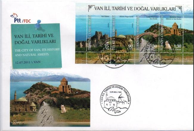 2011 VAN İLİ TARİHİ VE DOĞAL VARLIKLAR FDC