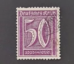 Deutsches Reich 1921 hiper enflasyon pulu – 50 mark