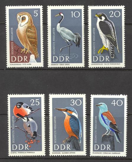 ALMANYA DDR 1967 Koruma Altındaki Kuşlar