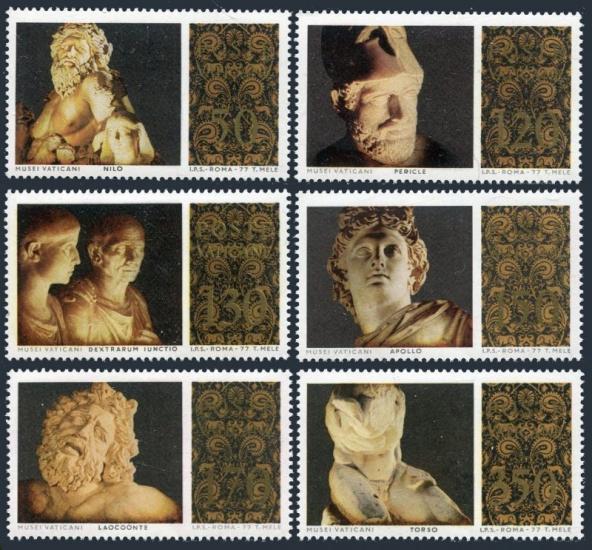 VATİKAN 1977 Sanat Hazineleri - Roma Heykelleri Vatikan Müzesi