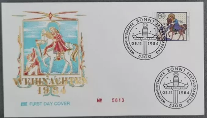 Almanya 1984 Bonn Damgalı FDC, Bonn 