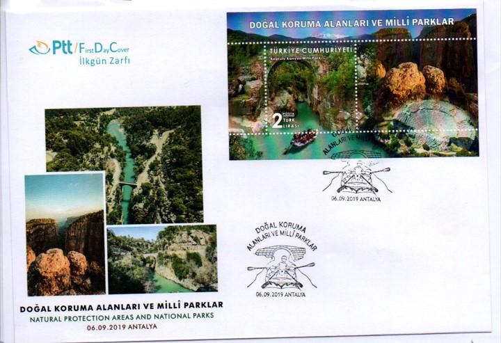 2019 DOĞAL KORUMA ALANLARI MİLLİ PARKLAR, ANTALYA FDC