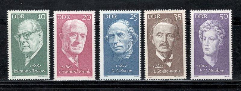 ALMANYA DDR 1972 Ünlü Kişiler