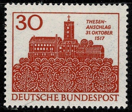 ALMANYA 1967 MARTİN LUTER TEZLERİNİN WİTTENBERG’DE YAYINLANMASININ 450. YILI