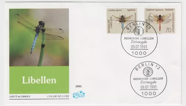 Almanya 1991 Yusufçuklar, Böcekler FDC
