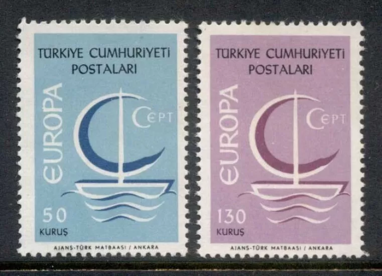 1966 EUROPA CEPT TÜRKİYE MNH