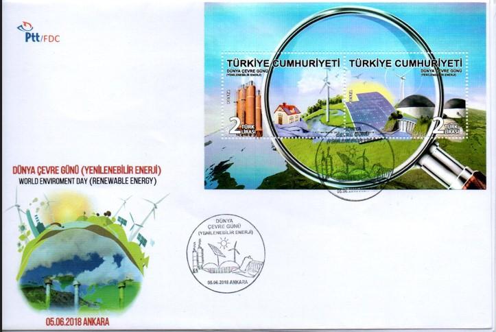 2018 DÜNYA ÇEVRE GÜNÜ (YENİLENEBİLİR ENERJİ) FDC