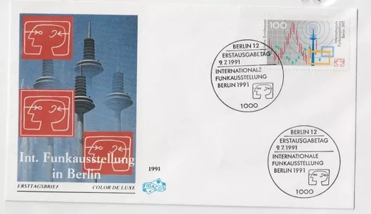 Almanya 1991 Uluslararası Radyo Fuarı (IFA), Berlin FDC
