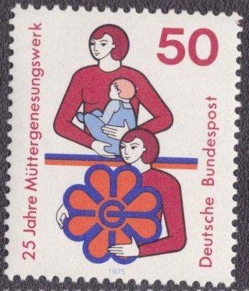 ALMANYA 1975 25. JAHRE MÜTTERGENESUNGVERK 