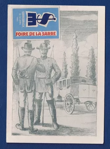Saarmesse 1961 Kartpostal – Europa Pulları ve Özel Damga
