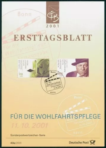 Almanya ETB 43b/2001 – Für die Wohlfahrtspflege