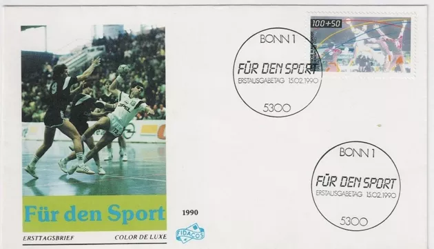Almanya 1990 Spor Yardımı; Popüler Sporlar; Salon Hentbolu FDC