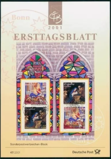 “Almanya ETB 47/2001 – Weihnachten 2001 Sonderblock