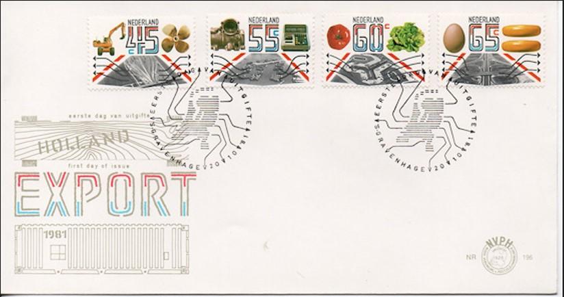 Hollanda 1981 İhracat FDC