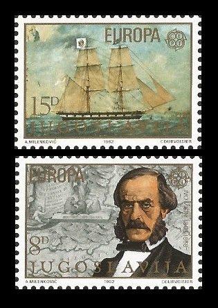 1982 EUROPA CEPT YUGOSLAVYA Türkçe