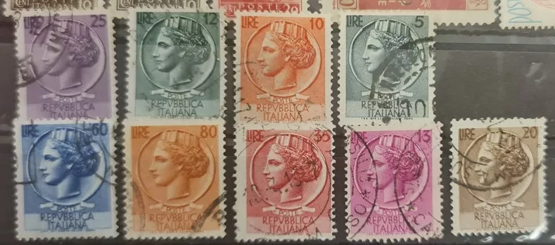 1953 İtalyan pulları – repubblica italiana serisi
