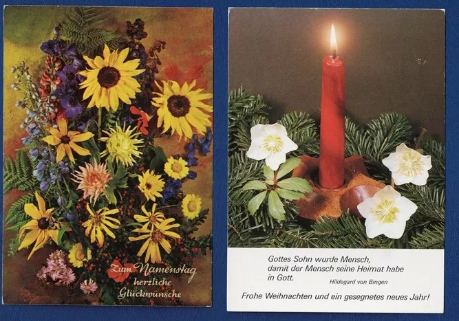 Vintage Kartpostallar – Smith Novelty & Güntner-Peltzer 1977, postadan geçmiş.