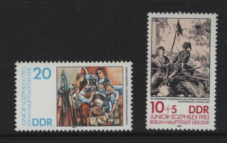 ALMANYA DDR 1983 JUNIOR SOZPHILEX