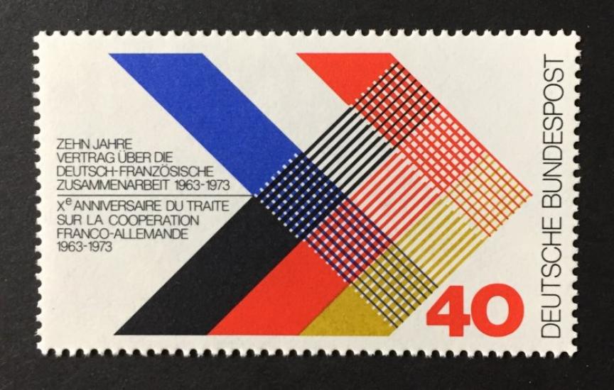  ALMANYA 1973 ALMANYA-FRANSA ANTLAŞMASININ 10. YILI MNH