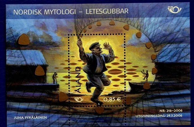 Aland Finlandiya 2006 Hikayeler, İskandinav Mitleri MNH Blok