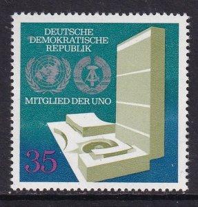 ALMANYA DDR 1973 UNO BİRLEŞMİŞ MİLLETLERE ALMANYANIN ÜYELİĞİ